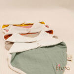 ehuna gaze de coton univers bébé gamme bavoirs couleurs