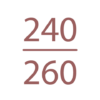 240 x 260 cm